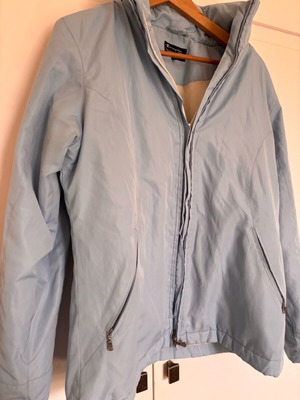 Champion women's jacket size M used, light blue with tear