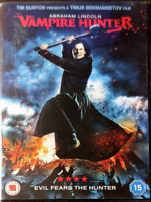 Abraham Lincoln Vampire Hunter DVD used, fantasy horror adventure, English subtitles