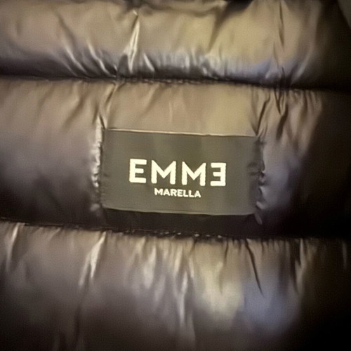 Emma Marella black puffer jacket like new, size XL