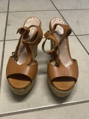 Blow Up platform sandals used, size 40, tan