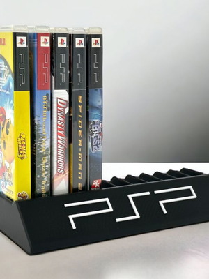 PSP game holder for 12 games made to order, PLA bioplastic