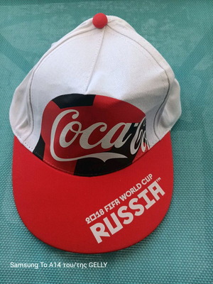 Coca-Cola beach hat collectible new, foldable
