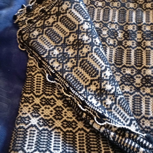 Wool throw new 155x200 vintage design