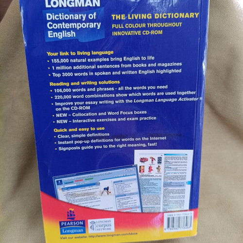 Longman Dictionary of Contemporary English like new with CD-ROM