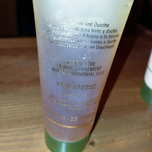 Tendre Poison shower gel and body lotion like new, vintage