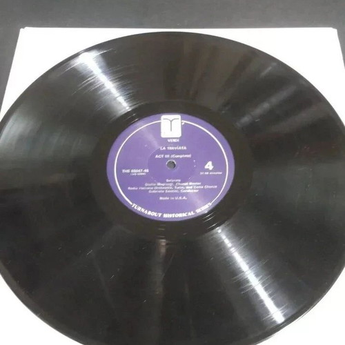 Maria Callas Verdi La Traviata 2 LP set used, classical