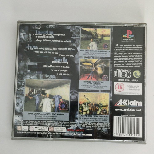 Shadow Man for Playstation 1 used, without map