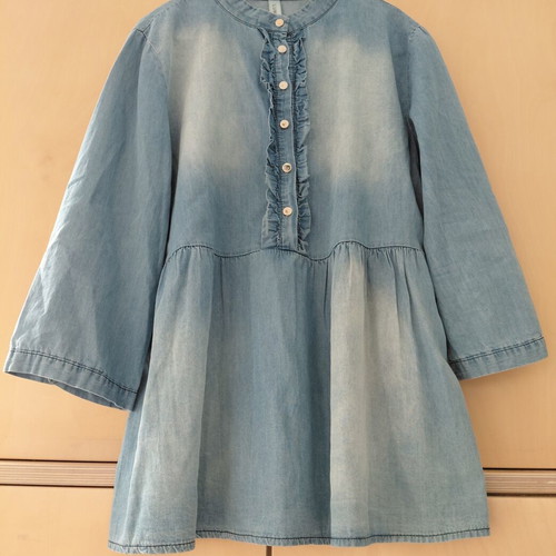 Lumina blouse shirt style XL used, soft denim cotton