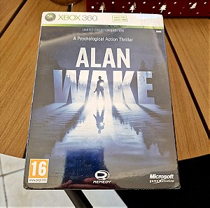 Alan Wake Xbox 360 Limited Collectors edition Σφραγισμένη. Δείτε Φωτογραφίες Προσεκτικά
