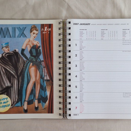 Taschen 2007 Girly Magazines vintage diary