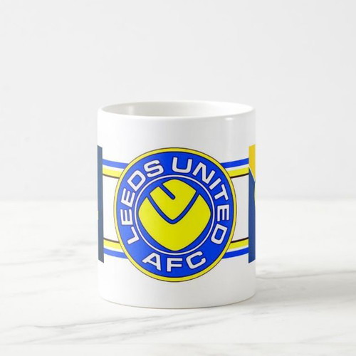 Leeds United ceramic mug 330 ml, new