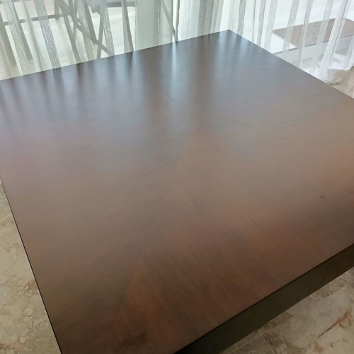 Coffee table used walnut 120×120×44cm