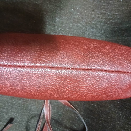 Thiros crossbody bag new, burgundy with side pocket