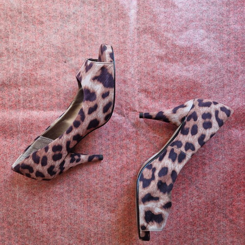 Next leopard print pumps used, size 36, multicolor
