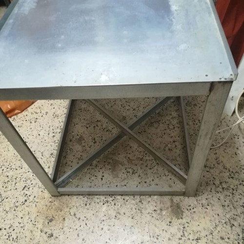 Galvanized base for fan oven or washing machine