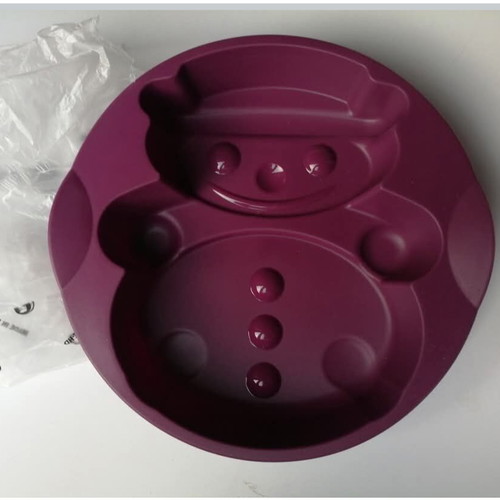 Tupperware Silicone Snowman Mold new