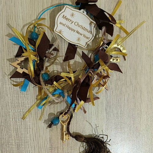 Christmas hanging charms new, set of 3 pieces