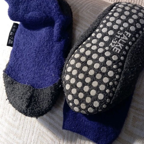 Falke children's slippers like new, size 31-32, blue