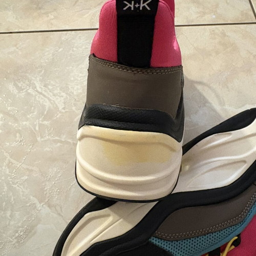 Kendall + Kylie Chunky Sneakers like new, multicolor, size 38