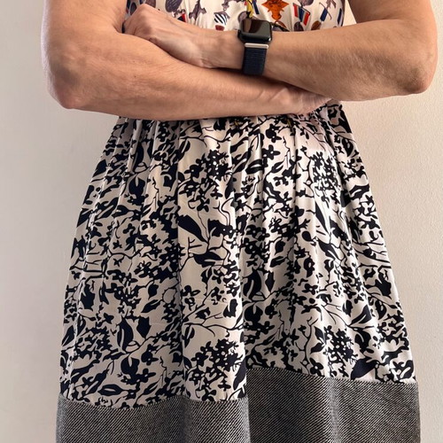 S'NOB silk dress like new, multicolor, size M