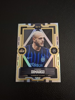 Federico Dimarco 2025-26 Topps UCC Gold Current Stars Gold Parallel 08/10