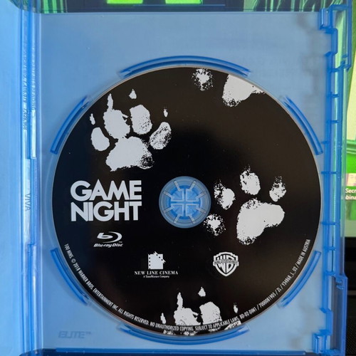 Game Night Blu-Ray DVD new with Greek subtitles