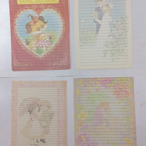 Collection of old letters used