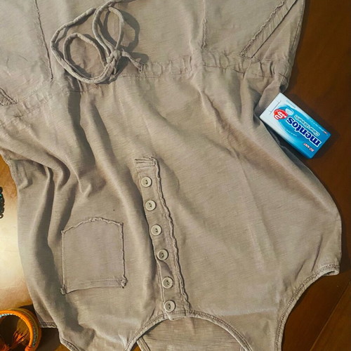 Jumpsuit Bobbi sand color, 100% cotton, like new, size M
