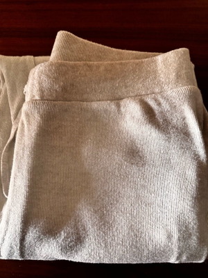 Zara jogger like new, soft wool piqué fabric, beige