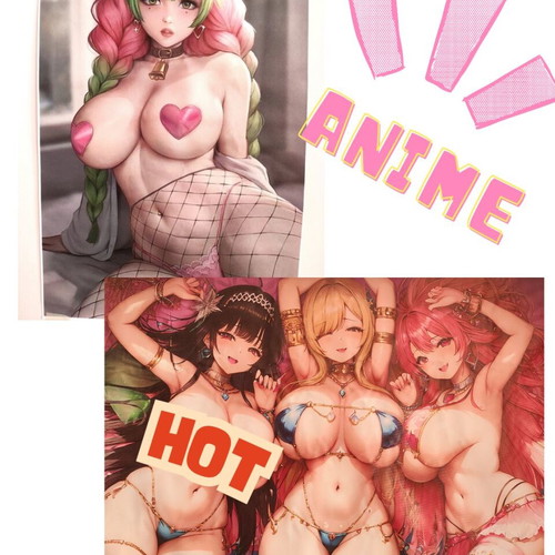 Anime poster set of 2 new