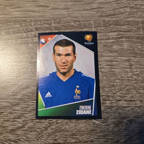 Panini UEFA Euro 2004 Zinedine Zidane Sticker #107 like new