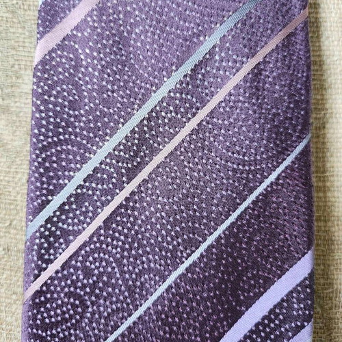 Kenzo Homme silk tie like new, colorful purple