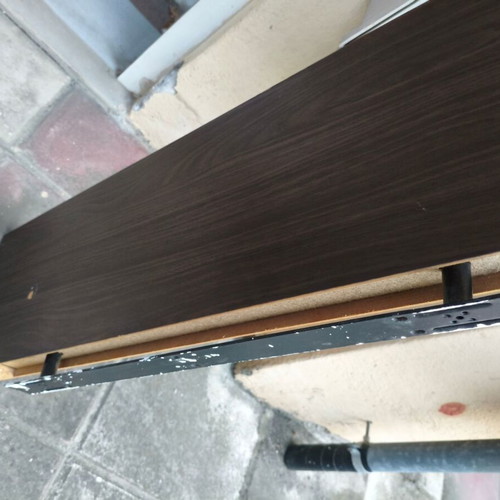 LACK wall shelf IKEA used, dark brown, 110x26 cm