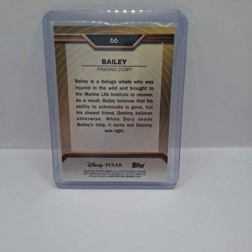 2025 Topps Pixar Gold #66 Bailey Kaleidoscope Etch Refractor card like new Finding Dory