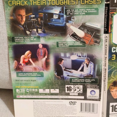 CSI: Crime Scene Investigation PS2 used in very good condition