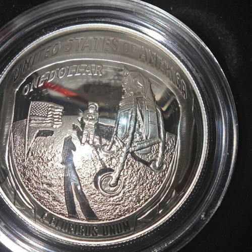 USA Silver Dollar 2019 Apollo 11 50th Anniversary Commemorative Coin