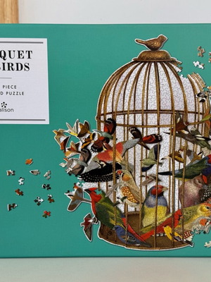 Bouquet of Birds puzzle by Galison new, 750 pieces