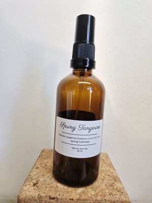 Spring Tangerine Fabric Mist 100ml handmade home and fabric fragrance