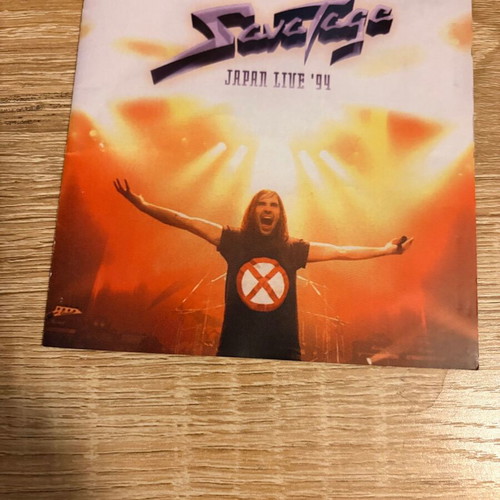 Savatage Japan Live '94 booklet used, original insert