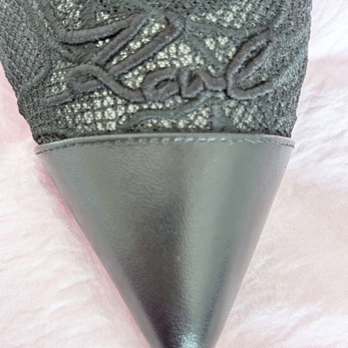 Karl Lagerfeld Ballet Flats Like New Black Size 38