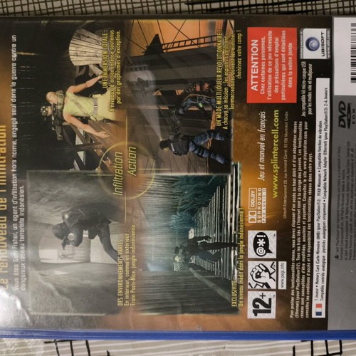Splinter Cell Pandora Tomorrow PlayStation 2 used, French edition