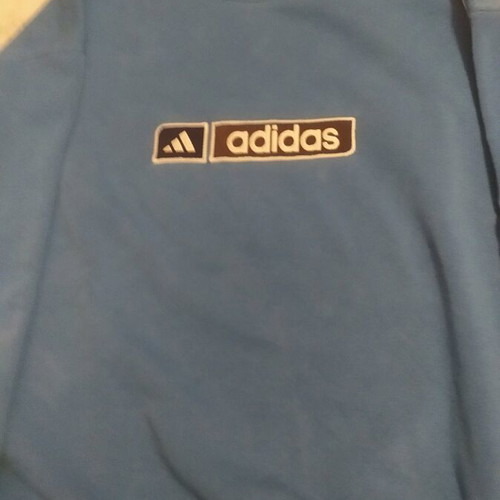 Adidas vintage sweatshirt used, blue, size M