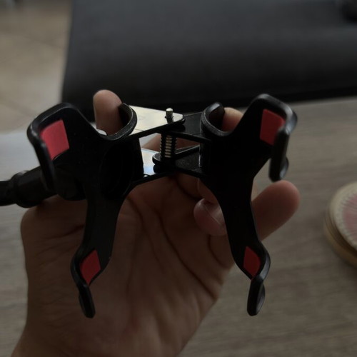 Mobile phone holder for furniture like new, bed and desk mount