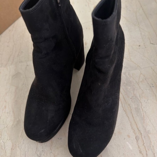 H&M black ankle boots used, size 38