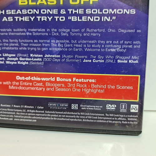3rd Rock from the Sun Season 1 DVD like new