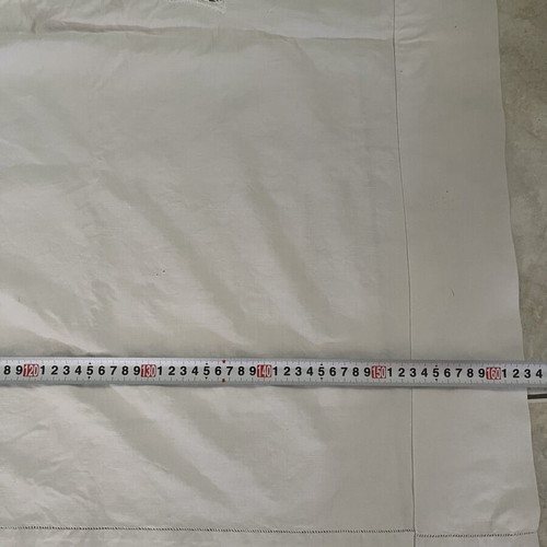Vintage curtain used with cutwork embroidery on cotton fabric
