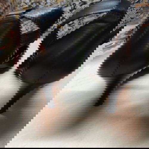 Γόβες Artepiedi μεταχειρισμένες, μαύρες με ασημένια μεταλλικά στοιχεία