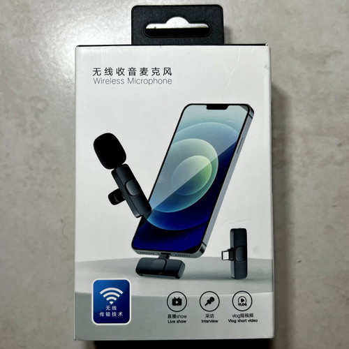 Wireless Lavalier Microphone for iPhone new, Lightning connection
