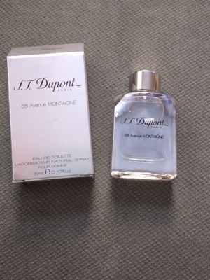 S.T. Dupont 58 Avenue Montaigne men's miniature eau de toilette 5 ml