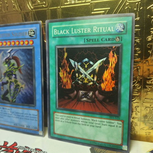 Yu-Gi-Oh! Black Luster Soldier and Ritual card pack, good condition
